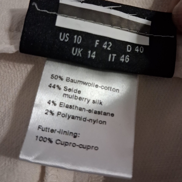 Akris Winter White Pants Size 10 - Picture 11 of 14